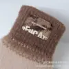 Luvas de Lã Tricotadas de Cinco Dedos para Homens, Couro Genuíno, Tela Sensível ao Toque, Inverno, para Estudantes, Ciclismo ao Ar Livre, para Prevenir Frio e Calor, Modernas e Simples