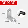 Código de ángulo de acero inoxidable engrosado de 90 grados alargado soporte en forma de L soporte de placa de capa de ángulo recto pieza de fijación conector de ángulo de hierro