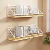 Estante de almacenamiento de pared para dormitorio, habitación de estudiante, litera, cesta colgante de pared sin perforación para aperitivos y artículos varios