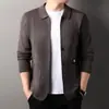 Cárdigan de Punto Andy de Terciopelo Anti-pilling para Hombre Talla Grande Stock Preciso Abundante Soporte Dropshipping Cantidades Grandes Más Favorables