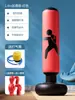 Saco de Boxeo Inflable para Niños, Columna de Boxeo de Pie para Uso en Casa, Objetivo de Kickboxing para Niños, Dispositivo de Entrenamiento de Saco de Arena