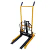 Carretilla Elevadora Plegable Miniatura Portátil Manual Ligera Pequeña para Hogar Camión de Elevación y Descarga
