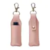 Nova Bolsa Portátil para Armazenamento de Batom, Capa Protetora de Batom, Porta-moedas de Presente, Bolsa com Chaveiro para Batom, Mini Estojo de Couro