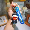 Desenho Jingle Cat Doraemon Cola Macia de PVC Exquisito Fofo Tendência Pingente Chave de Carro Pingente Bolsa Presente