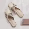 Chinelos Fechados da Moda, Novo Estilo para Mulheres, Macios e Versáteis, de Calçar, Respiráveis, com Solado Baixo, Sapatos Elegantes de Estilo Francês para Mulheres