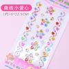 Adesivos de diamante coloridos para crianças, feitos à mão, da Street Stall Supply. Adesivos decorativos de diamante com efeito holográfico para meninas.