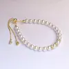 Pulsera Elegante de Perlas Pequeñas Estilo Nuevo 2026 para Mujer, Pulsera Exquisita de Nicho Francés de Lujo Ligero, Pulsera Exquisita de Nicho Estilo Coreano de Verano para Mujer