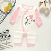 Body de manga larga cálido para bebé de otoño e invierno, ropa interior, ropa para casa, mono de algodón puro Clase A para recién nacido