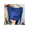 Cárdigan de Punto para Mujer Ropa de Otoño 2024 Nuevo Cuello en V Otoño e Invierno Tops Tejido Delgado para Capas Chaqueta