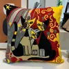Funda de Almohada Impresionista Artística Cojín Lumbar con Estampado Abstracto de Picasso, Cojín Decorativo para Sofá Estilo Europeo
