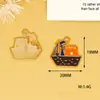 Brújula Oceánica Pirata de Estilo Mixto Transfronterizo Accesorios de Joyería DIY Esmalte Aleación Collar Pendiente de Arete Dijes