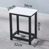 R* Taburete Cuadrado Simple Taburete de Comedor Silla de Entrenamiento para Mesa de Comedor en Casa Taburete de Hierro de Madera Taburete de Color Elevación Adulto Taburete de Taller de Fábrica