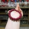 Pulseira de Moeda de Areia Dourada Púrpura Cinábrio Design Simples Personalizado Joia Ano do Zodíaco Pulseira Masculina e Feminina