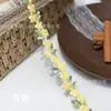 Fábrica de Origen Estilo Étnico Degradado Multicolor Teñido Bordado Encaje Soluble en Agua Bordado Hueco Disponible para Venta al por Mayor de Comercio Exterior