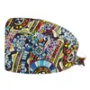 Gorro de Trabajo para Clínica Transfronteriza, Gorro Quirúrgico de Copa Redonda, Gorro sin Visera para Personal Médico, Gorro con Amarre Trasero, Gorro Protector