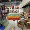 Clip grande globo varilla de arrastre de aluminio de mano Sanrio lindo caricatura juguetes para niños puesto del mercado nocturno venta al por mayor