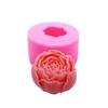 Uma variedade de flores rosa peônia rosa flor açúcar argila macia gesso modelagem bolo de feijão mungo molde de silicone