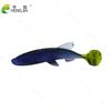 Hengjia Hengjia Popular 7Cm5.5G Equipo de Pesca Suministros de Pesca Cebo Blando de Cola T Blando de 4 Colores Cebo Luya