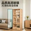 Casa para gatos de madera maciza con varios niveles, jaula para gatos, armario para gatos, caja de arena con inodoro, villa cerrada para gatos en interiores adecuada para todas las estaciones