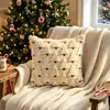 Funda de Almohada Navideña Popular Transfronteriza, Almohada de Peluche Navideña Decoración Festiva para el Hogar Cojín para Sofá Funda de Almohada Venta al por Mayor