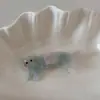 Grampo de Gato Fofo com Pernas Curtas Textura de Acetato Franja Presilha Lateral Elegante Presilha de Bico de Pato Presilha para Franja Acessórios de Cabelo Novo Estilo