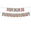 Decoraciones de Navidad 2026 Banderines de Papel Tirables Nuevos y Creativos Renos Papá Noel Guirnaldas Arreglo de Escena Festiva