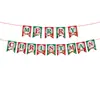 Suministros de Decoración Navideña Bandera de Tirar de Reno Navideño Bandera de Tirar de Papá Noel Decoración de Pared de Fondo de Escena Bandera de Tirar Navideña