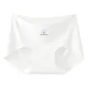 Ropa interior para niñas sin costuras, base líquida, cómoda, estilo piel de leche, triángulo, antibacteriana, entrepierna extendida, ligera, transpirable, anti-enrollamiento, que se ajusta a la cadera