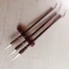 Pinceles Pequeños de Caligrafía al por Mayor con Pelo de Cabra Puro, Mango de Sándalo Rojo, para Adultos y Estudiantes para Practicar Caligrafía, Letra Pequeña Cola de Mosca, Copia de Escrituras, Madera Maciza Pelo de Cabra Puro