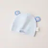 Touca Tipo Fetal para Recém-Nascido de Primavera e Outono Tipo a Quatro Estações Neutra para Bebê Dupla Camada para Fontanela de Bebê Touca Fetal Sem Ossos