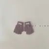 Guantes Infantiles Otoño e Invierno Cara Sonriente Dedos Calientes Niños y Niñas Bebé Estilo Coreano Viaje Estilo Exterior Guantes para Dedos Invierno