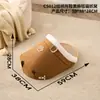 Chinelos de algodão Birkenstock arranhador de gato cama de gato semi-fechado integrado resistente ao desgaste sem fiapos chinelos de feltro gato placa de pata de gato