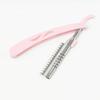 Nueva Cuchilla para Depilar Cejas Cuchilla para Depilar Cejas de Acero Inoxidable Cuchilla Ondulada Cuchilla Desechable para Depilar Cejas Cuchilla de Belleza para Tatuaje 10 Piezas