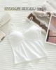 Camisola de Encaje Primavera y Verano 2025 Copa Fija Spice Girls Camisola Delgada de Cuello V Ajustada Preciosa Espalda Top para Mujer