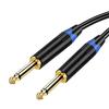 Cable de Audio Ts de 6.5mm Chapado en Oro Macho-Macho Cobre Libre de Oxígeno Cable de Audio para Instrumentos Electrónicos Cable para Guitarra Modelo Más Vendido