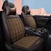 Almofada para assento de carro almofada dividida outono e inverno pelúcia curta quente grossa antiderrapante cadeira peça única almofada de assento conjunto de três peças