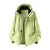 Chaqueta exterior tipo concha Luotuo para mujer, tres en uno, cortavientos, impermeable, cálida, ropa de otoño e invierno para viajes y montañismo para hombre