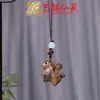 Sándalo Tallado Zodiaco Caballo Cadena para Teléfono Colgante Yiming Xianyuan Llave Madera Maciza Tallada Caballo Llavero Colgante para Coche