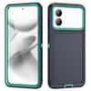 Estuche para Teléfono Móvil Transfronterizo al por Mayor Estuche Protector Plano a Prueba de Tres Elementos Viene con Tapón para el Polvo y Anti-Huellas Dactilares Adecuado para Estuches de Teléfono Móvil Samsung