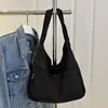 Bolsa de Lona Estilo Ins Coreano para Mujer Bolso de Hombro 2025 Otoño Gran Capacidad Viaje Ligero Casual Ropa de Trabajo Bolso Tote