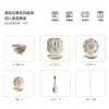 Juego de Cuencos y Platos para el Hogar Chaozhou Retro de Lujo Ligero, Platos de Cerámica Floral Bajo Esmalte, Regalo de Inauguración
