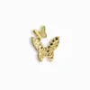 Decorações Vazadas de Borboleta para Nail Art, Mini Enfeites Populares de Borboleta para Unhas, Design de Duas Asas, Estilo Iridescente de Luxo Leve