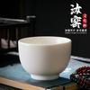Taza personal de porcelana de jade blanco del horno Ru se puede abrir para levantar taza individual de té kung fu de cerámica grande taza maestra china tazón de té pequeño