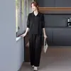 Conjunto Deportivo de Sudadera con Cuello Alto para Mamá Joven 2026 Otoño Nuevo Pantalones Casuales Tallas Grandes Conjunto de Ropa para Mujeres de Mediana Edad