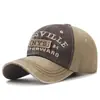 Gorra de Béisbol Curva de Moda Callejera Transfronteriza Estilo Hip-Hop, Unisex Retro Americano Bordada Lavada