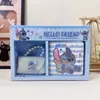 Set de Regalo Caja de Dibujos Animados Sanrio Lindo Cuaderno de PU Pulsera de Perlas Combinación de Accesorios Caja de Regalo para Niñas y Estudiantes