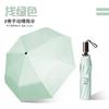 Guarda-chuva dobrável de 24 ossos totalmente automático grande masculino e feminino reforçado resistente ao vento personalização da impressão de protetor solar