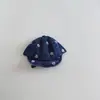 Chapéu de Bebê Coreano Qiunan Primavera e Outono Bordado com Letras Boné de Beisebol em Jeans Chapéu de Sol para Recém-nascidos