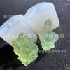 Simulación Racimo de Cristal Natural Piedra en Bruto Adornos Decorativos Cristal Goteo de Pegamento Racimo de Cristal Iceberg Saponita Goteo de Pegamento Molde de Silicona