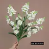 Cacho Simulado de Dez Hiacintos e Delfínios para Fotografia de Casamento, Decoração Elegante, Arte Floral para Casa, Atacado Transfronteiriço de Flores Artificiais